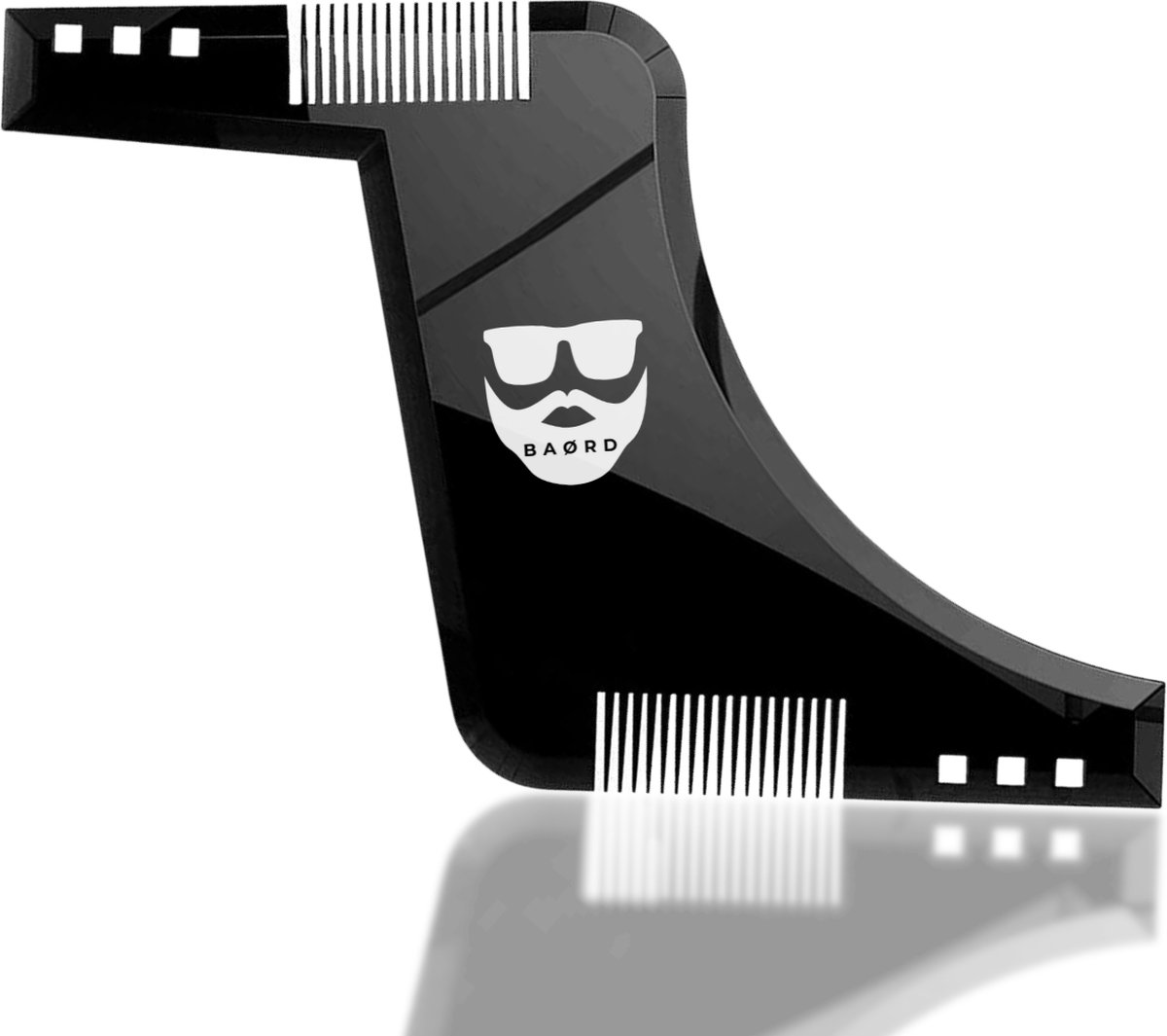 BAØRD Baard Styler Kam – Beard Shaper – Baardstyler - Contouren – Styling - Stijler - Scheerkam - Baardmal – Baardvorm – Baard Shape Tool – Baardverzorging