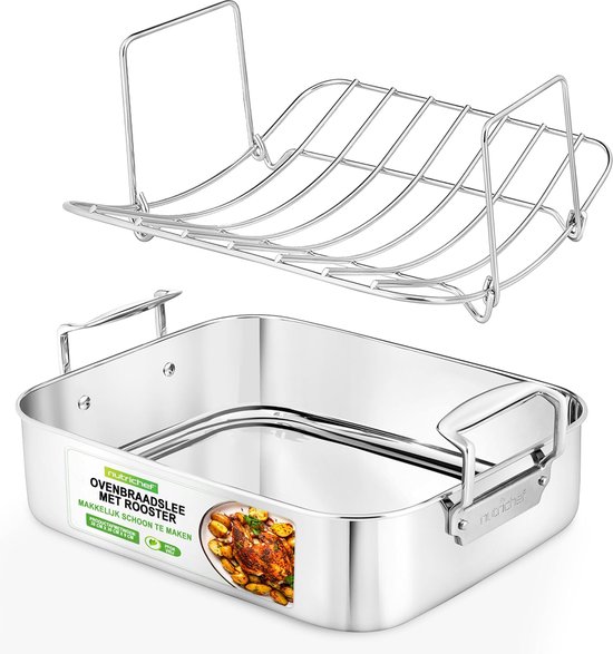 Fissler/Roestvrijstalen braadpan (8,8 l - 38 cm) grote ovale stoofpan