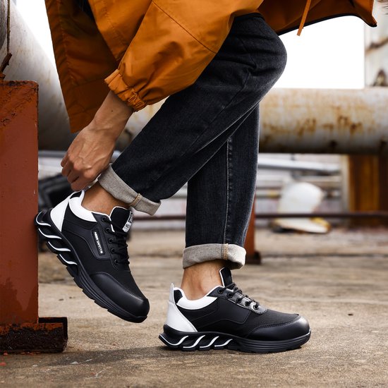 Chaussures de travail de Safety Nezr® pour femmes et hommes - Chaussures de sécurité - Imperméables/légères/élégantes/mode - Classe de sécurité S1P - Taille 38