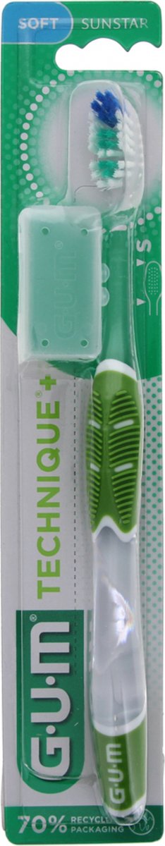 Goedkoopste GUM Technische Tandenborstel 491 (Kleur Groen