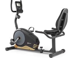 Hop-Sport HS-040L Root – Ligfiets – 9,5 kg Vliegwiel – 8 Weerstandsniveaus – Handpolssensoren