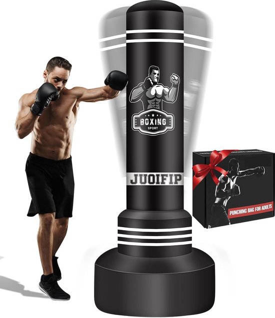 Sac De Frappe Sur Pied Réglable 120-160 Cm - Pour Entraînement Boxe, MMA, Fitness Adultes/enfants