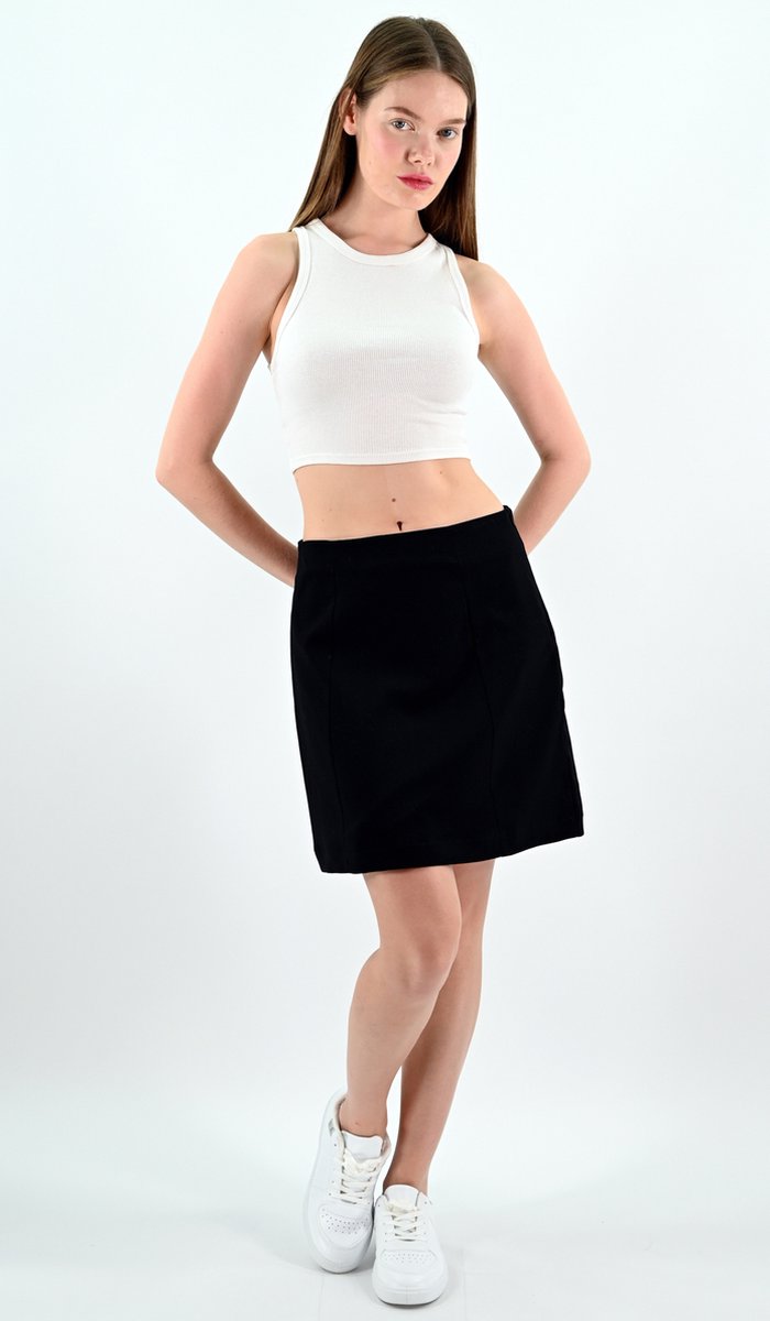 YesMooi - Zwarte Mini Rok - S (36)