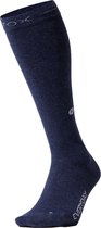 STOX Energy Socks Cotton Everyday Sokken Heren - Compressiekousen - Blauw / Wit - Katoen Compressie Sokken - Naadloos - Steunkousen - Maat: 46-49