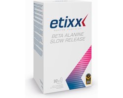 Etixx Beta Alanine Slow Release - Sports Nutrition - Supplementen - 90 tabletten - Verhoogt de spierbuffercapaciteit - Uitstellen van spierverzuring - Minimaal 4 weken in te nemen - Vegan