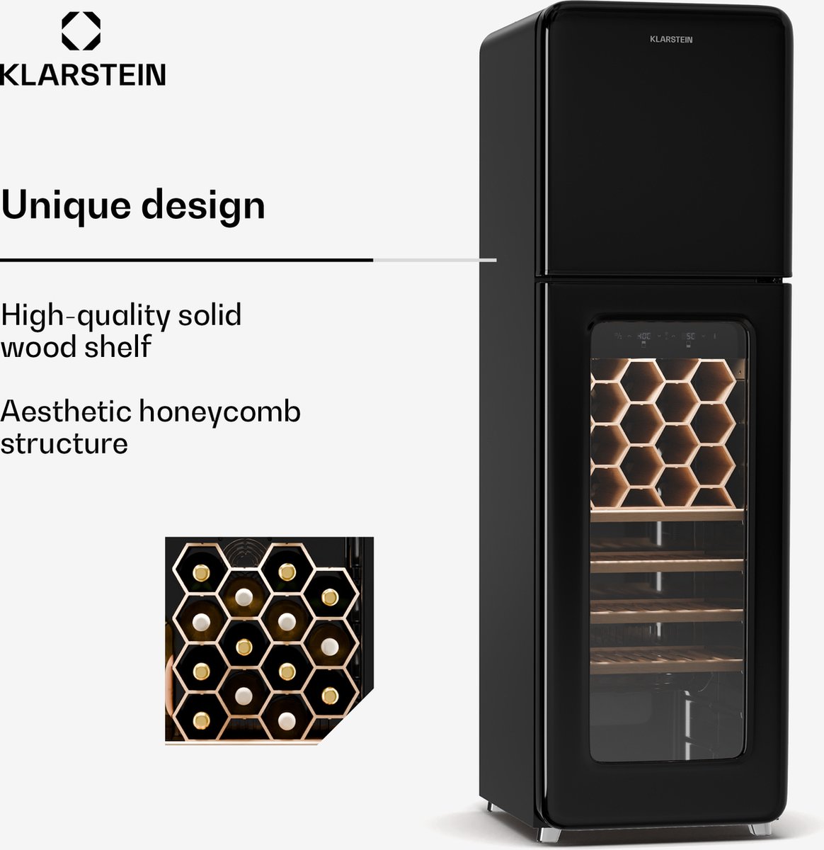 Klarstein Shirley Wijnkoeler + Vriezer - afbeelding 3