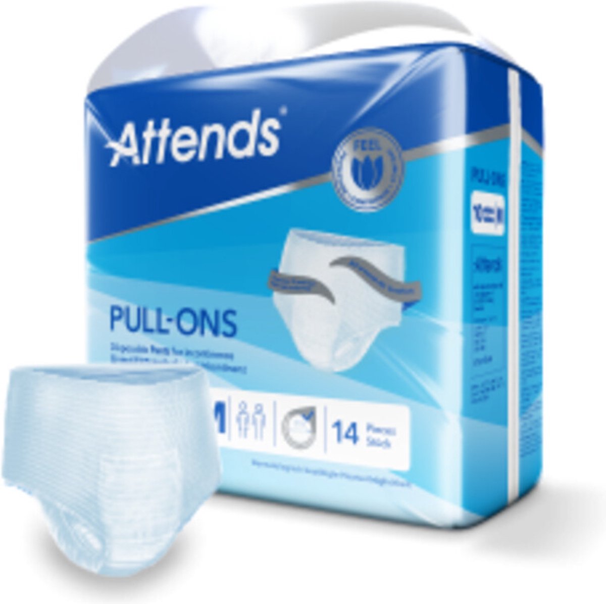 ATTENDS Pull-Ons 10 Medium - 4 pakken van 14 stuks