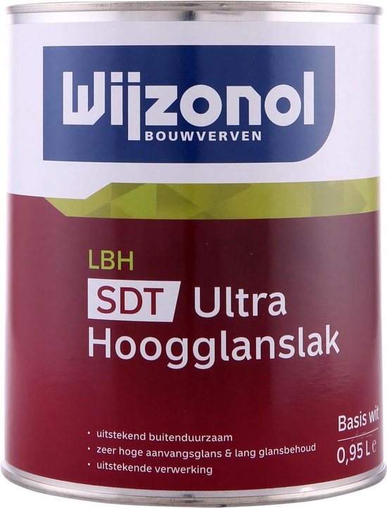 knecht rechtbank Gewoon Wijzonol LBH SDT Ultra Hoogglanslak RAL 9001 Cremewit 1 Liter | bol.com