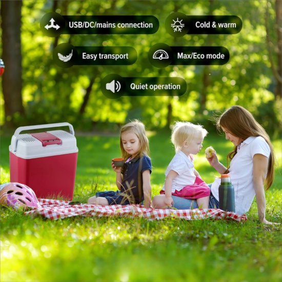 Elektrische Koelbox - Koelbox - Koelbox Elektrische - Thermo Koelbox - Coolbox - Voor Auto, Camping, Outdoor - Premium van Merkloos — afbeelding 3