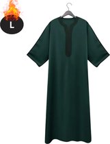 Greatfool Djellaba Homme Musulman - Qamis Homme avec Finitions de