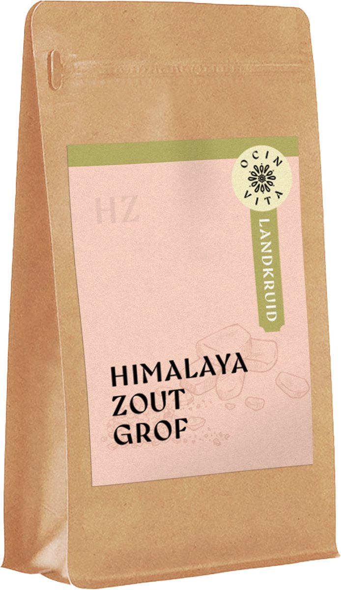 Goedkoopste Himalayazout Grof 1kg – 100 Natuurlijk Ongeraffineerd Zout – Puur Roze Kristalzout uit de Himalaya – Mineraalrijk en Veelzijdig – Ocin Vita
