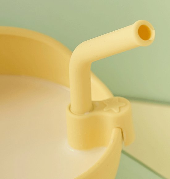 Kommetjes met Zuignap - Suction Bowls - Kinderservies - Kinderkom - Baby Bord - Baby Kommetje met Zuignap en Lepel en rietje - BPA-vrije - Siliconen schaal voor babyvoeding van Kwolik — afbeelding 3