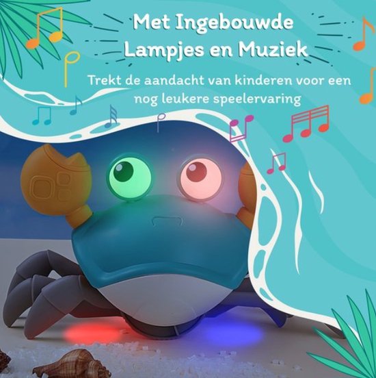 Crabe dansant | Jouets pour chiens | Jouets pour chiens | Jouets sensoriels | Jouet | Bébé | Version batterie | Vu sur TikTok