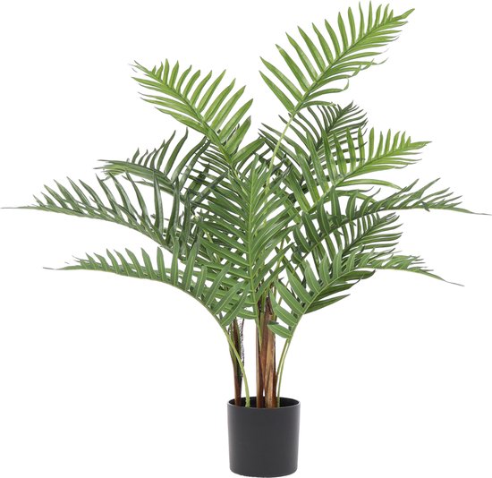 KARAT Plantenwand 33 x 33 cm, stijlvolle kamerdecoratie met grote rozenblaadjes, elegante wandvormgeving voor een natuurlijke sfeer (Big Rose Leaf