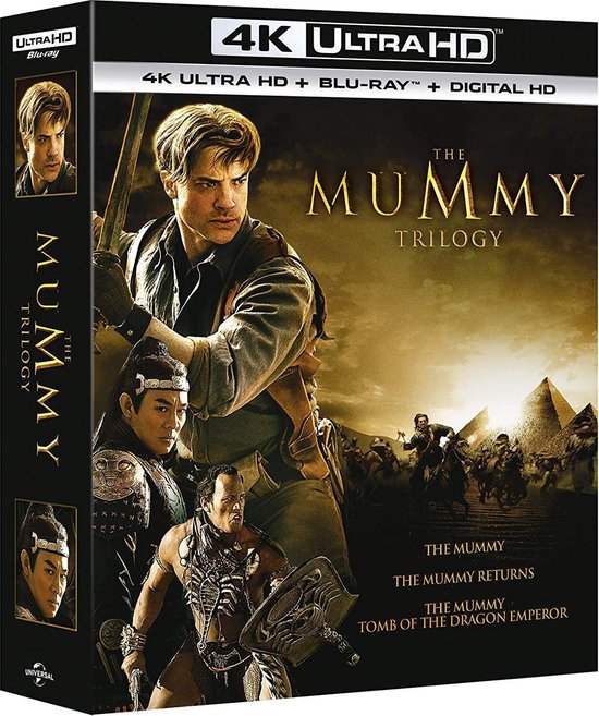 Mummy Trilogy Blu Ray Brendan Fraser Dvd S Bol Com