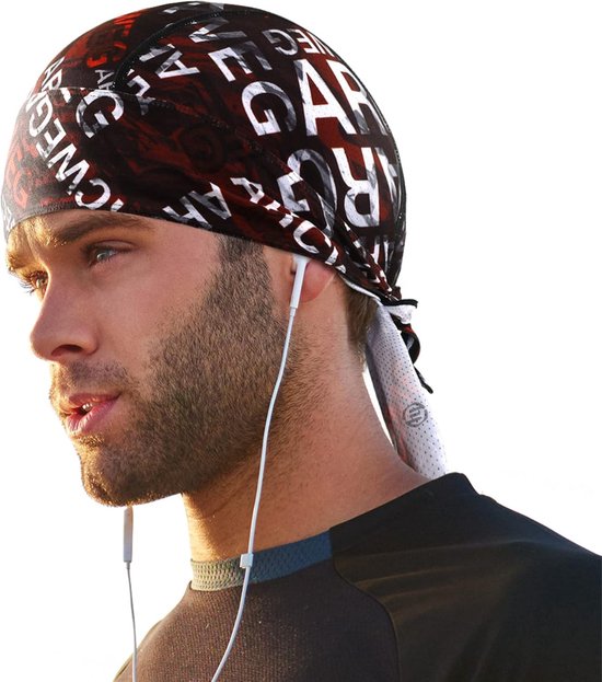 Bandana Sportif Anti-UV - Pour Homme Et Femme - Cyclisme, Randonnée, Ski - Taille Unique - Rouge - 3