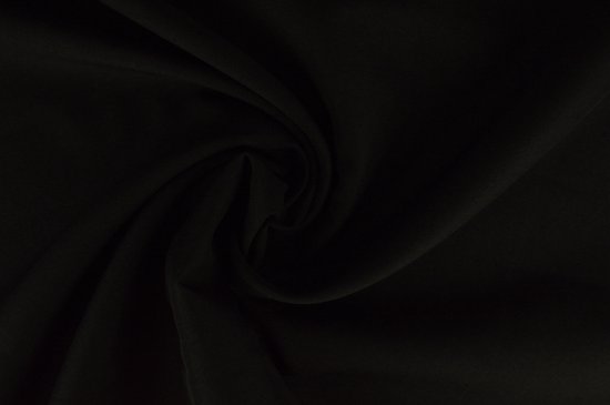 Tissu de théâtre ignifuge - 300 cm de large - Zwart - 1 mètre - Par mètre
