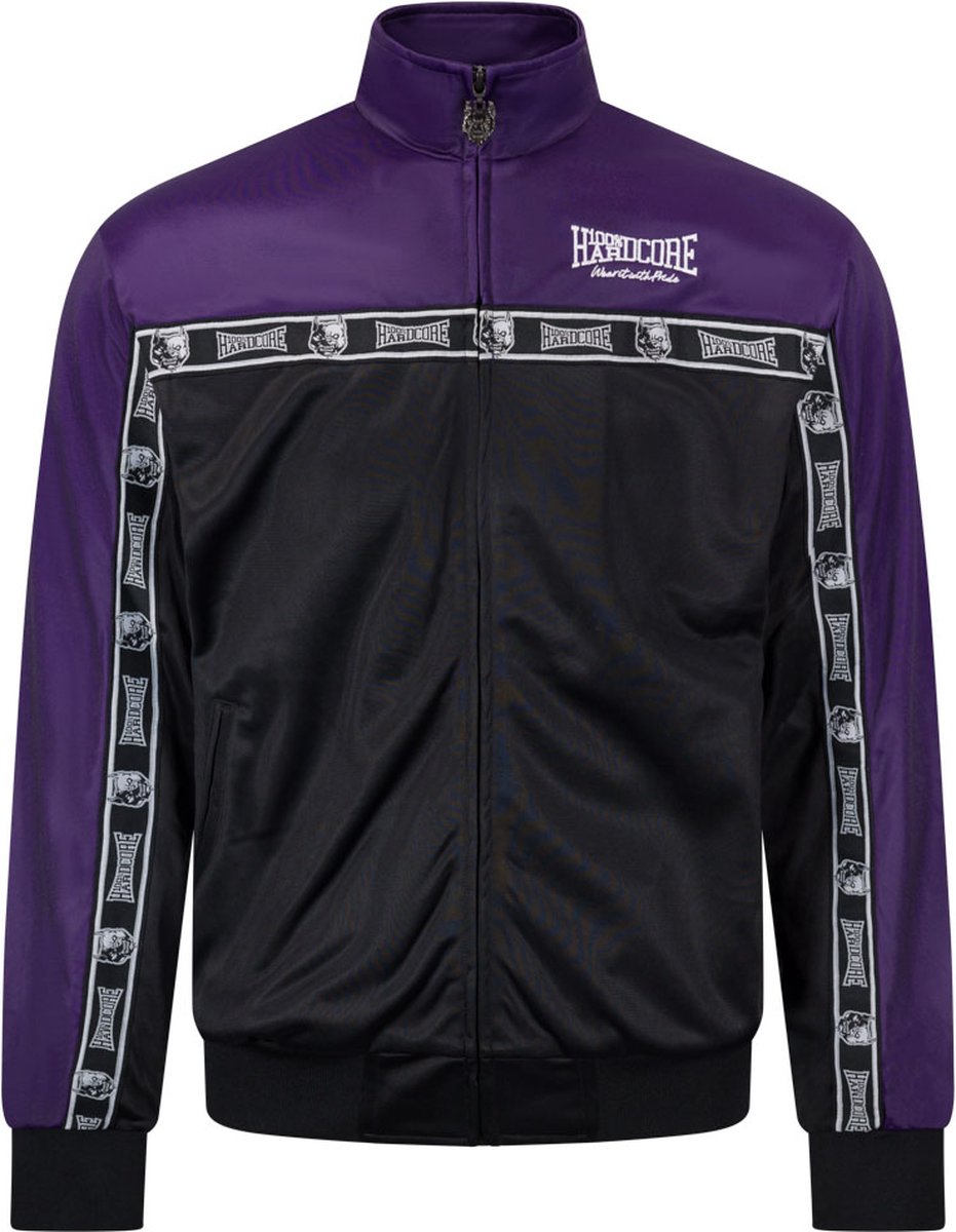 100% Hardcore Trainingsjack Essential Paars - Maat: 3XL