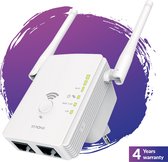 Bol.com STRONG Wifi Versterker Repeater 300 Mbps - 24 GHZ - Access Point en Router - LAN-poort - WAN/LAN-poort - 2 antennes - 4 ... aanbieding