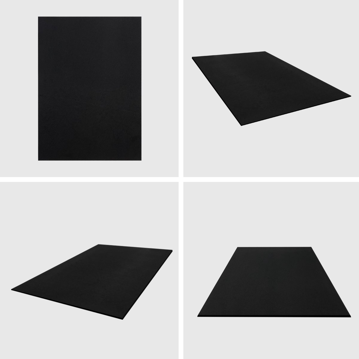 EDUPLAY EVA Foam Rubber Sheets - 10 Piece Set, A4 Size, Multi Colors, 2mm Thick