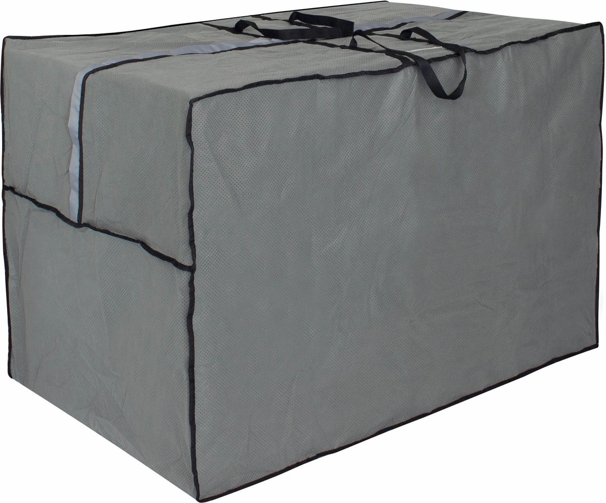 Waterdichte grijze hoes voor loungekussens Cantonic 125x80x80cm van Eurotrail.