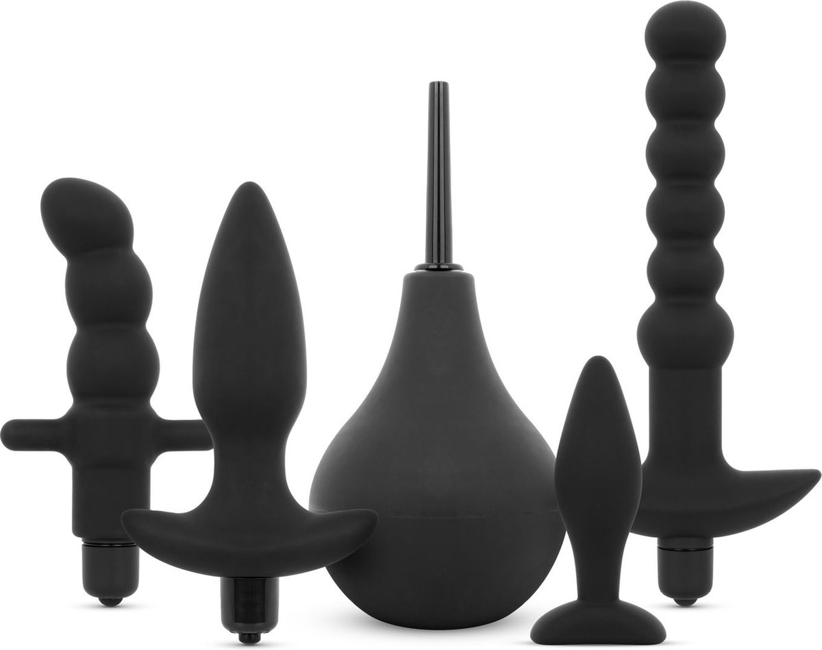 Goedkoopste Easytoys - Booty Bundle Anale Toy Kit - Zwart