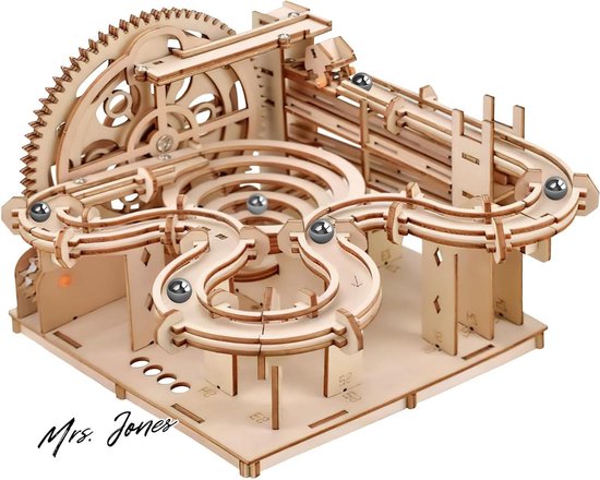 Mrs. Jones Marmeren Run 3D Puzzel - Houten knikkerbaan zelfmontage bouwpakketten - voor tieners en volwassenen .