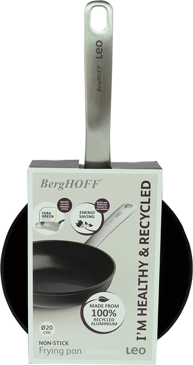 BergHOFF Koekenpan Graphite 20cm - PFAS vrij