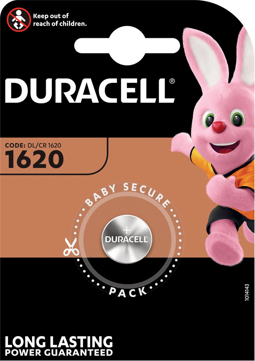 Duracell CR1620 - Lithium batterij - DL1620 - 1 stuk