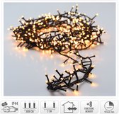 Éclairage de Noël - Guirlandes lumineuses - 1500 LED - Longueur : 30 mètres - Blanc chaud
