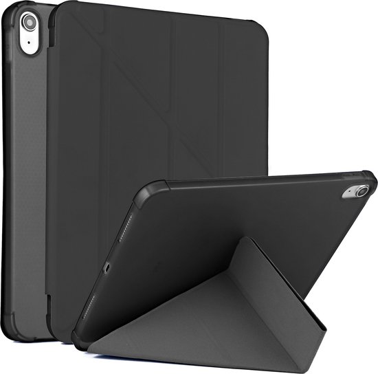 Tablet Hoes geschikt voor iPad Hoes 10e generatie (2022) 10.9 inch - iPad A16 Hoes (2025) 11 inch - Zwart