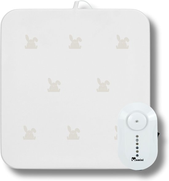 Momini SleepMonitor - Slaapmonitor Baby - Slaaptrainer Kinderen - Babyfoon - Slaaphulp voor Baby's - Slaapmat - Sleepmonitor - Wit