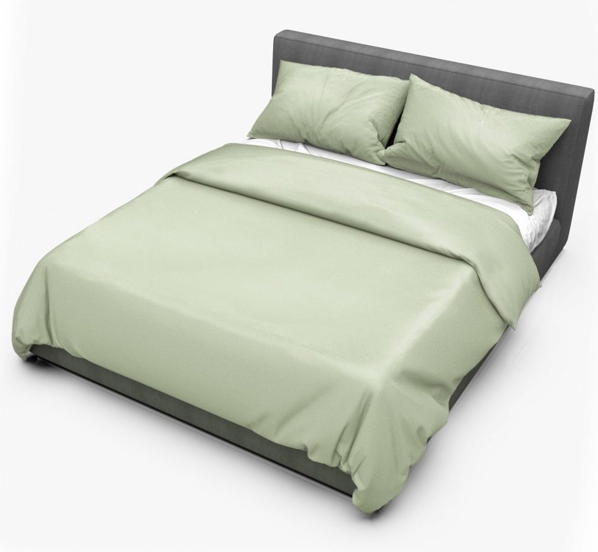 Dream Sheets Marrakesh - Dekbedovertrek 200 x 200/250 - Katoen Satijn - Tweepersoons - Green Olive - Groen