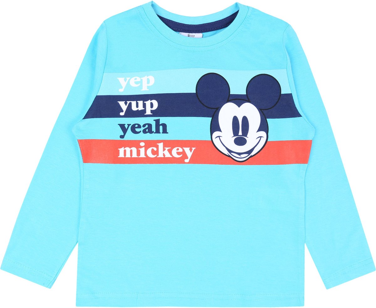 Turquoise Mickey Mouse blouse DISNEY