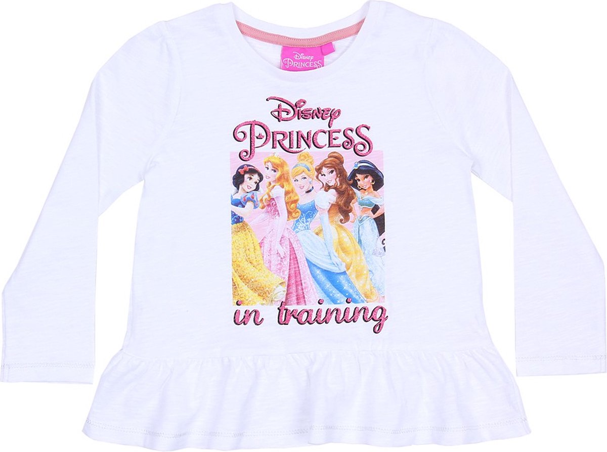 Witte DISNEY prinsessenblouse