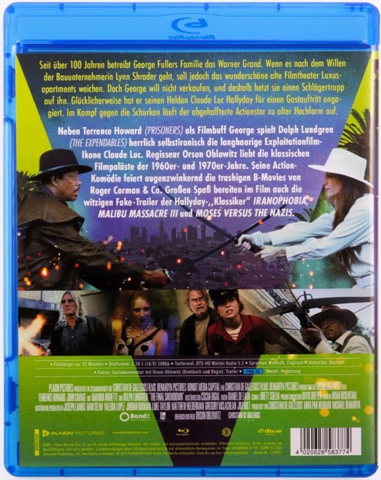 Arrière de la couverture Blu-ray de 'The Final Showdown' avec description du film et scènes.