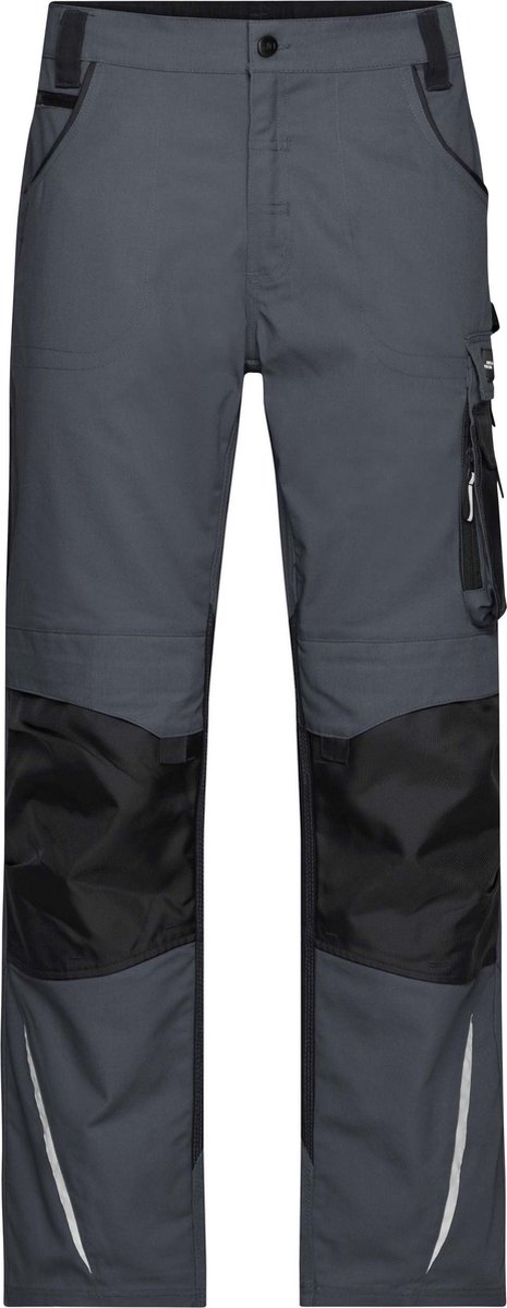 James & Nicholson Workwear Carbongrijze werkbroek - 50