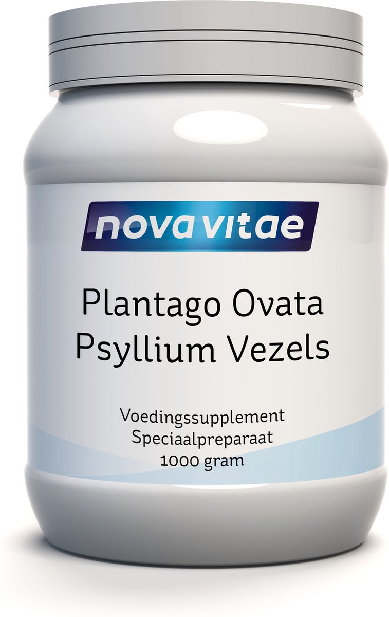 Goedkoopste Nova Vitae - Plantago Ovata - Psyllium Vezels - Psylliumvezels - 1000 gram - puur