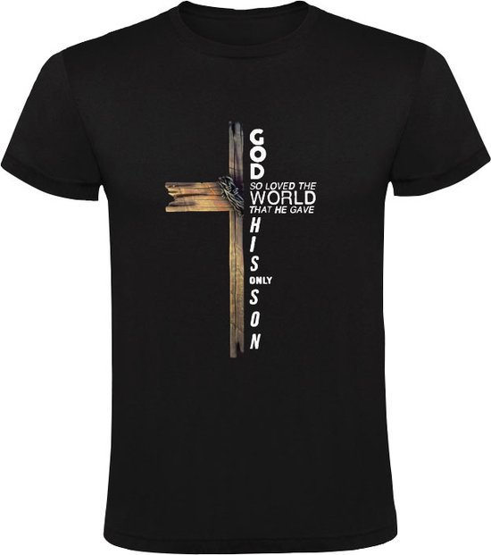 Son Of God Jesus Heren T-shirt - christelijk - geloof - christendom - jezus - kruis - faith