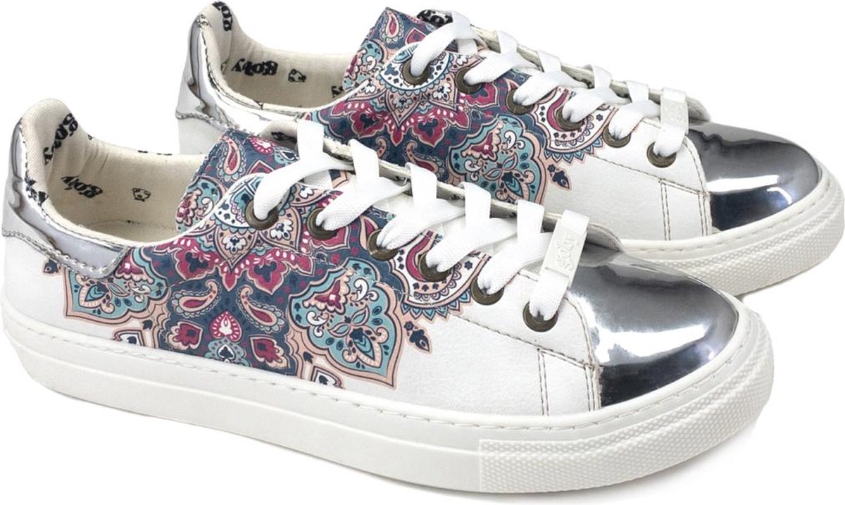 GOBY Mandala Patroon Sneakers Schoenen Handgemaakt Premium Kwaliteit