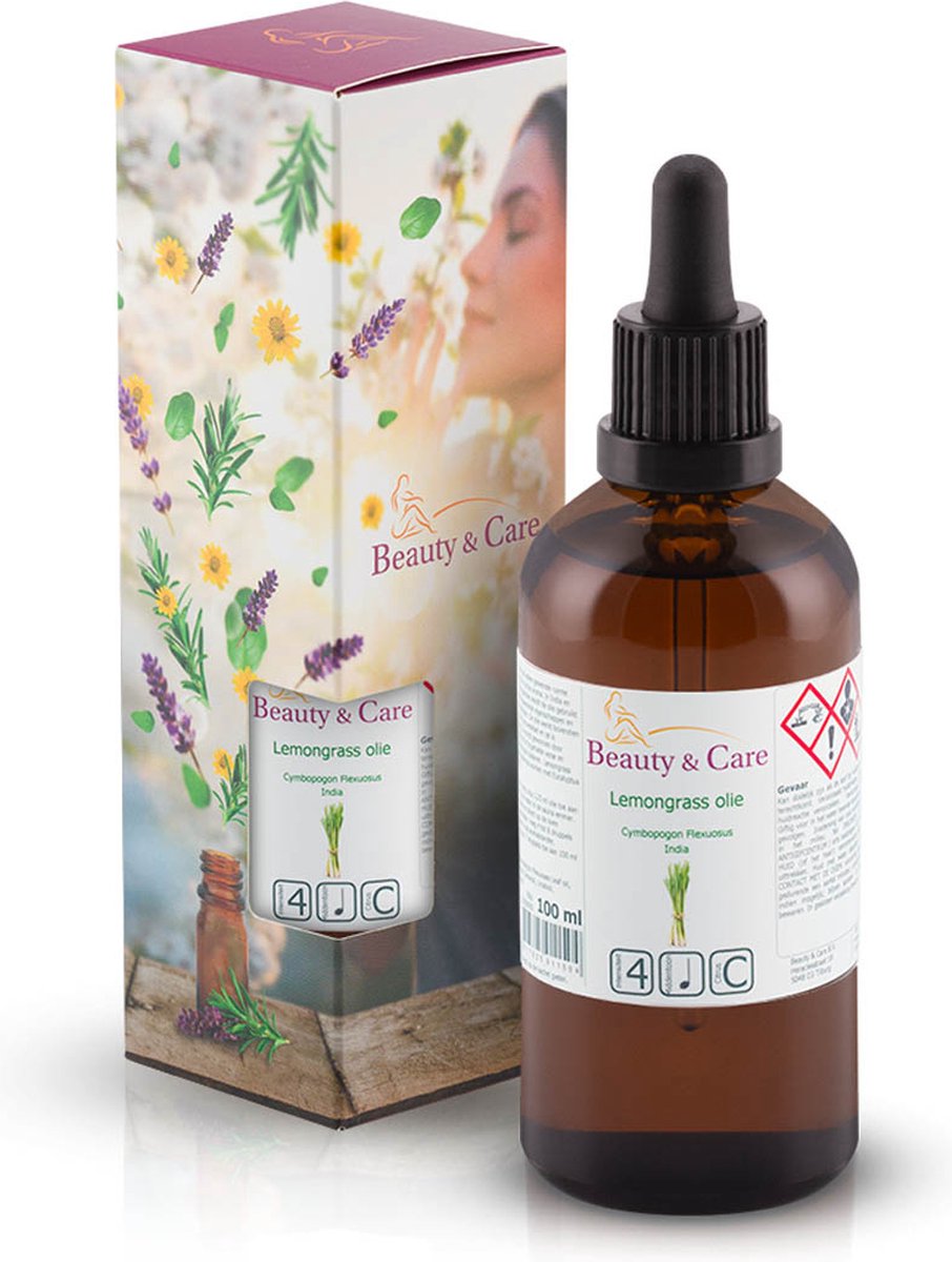 Goedkoopste Beauty & Care - Lemongrass etherische olie - 100 ml. new