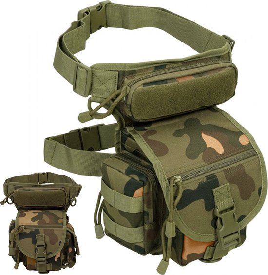 Tactische beenzak Outdoor Militair MOLLE-systeem