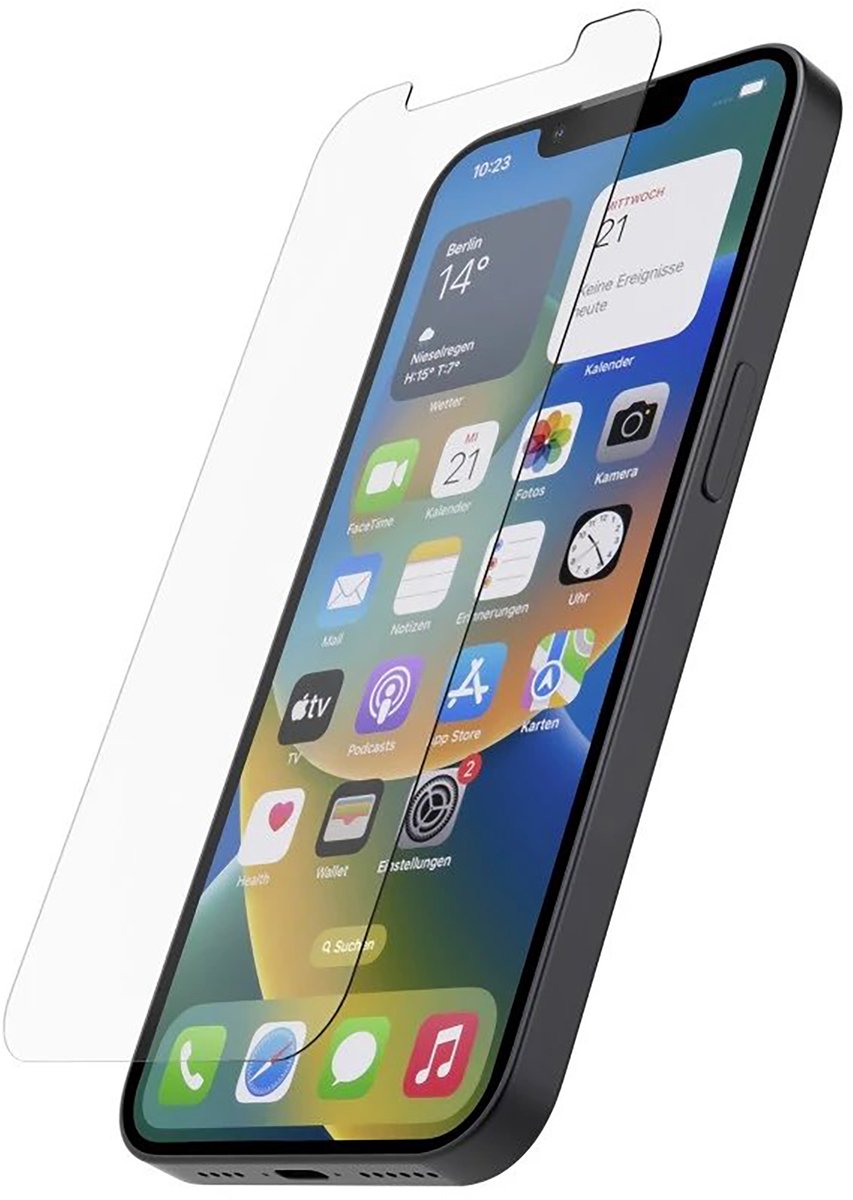 Hama Glass Screenprotector geschikt voor iPhone 14 Plus