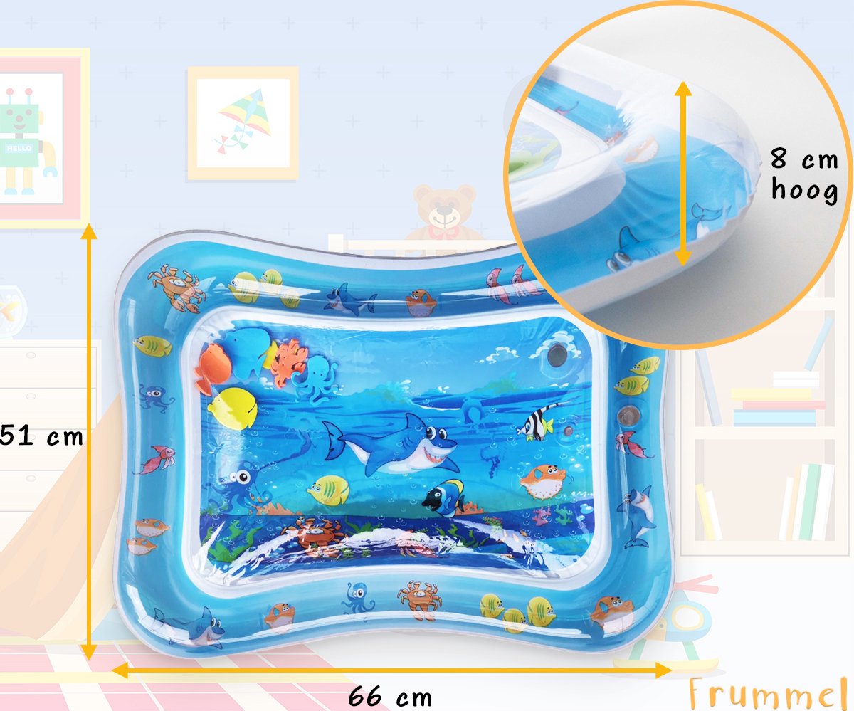 Frummel Waterspeelmat Baby - Watermat - Baby Shark thumbnail 4