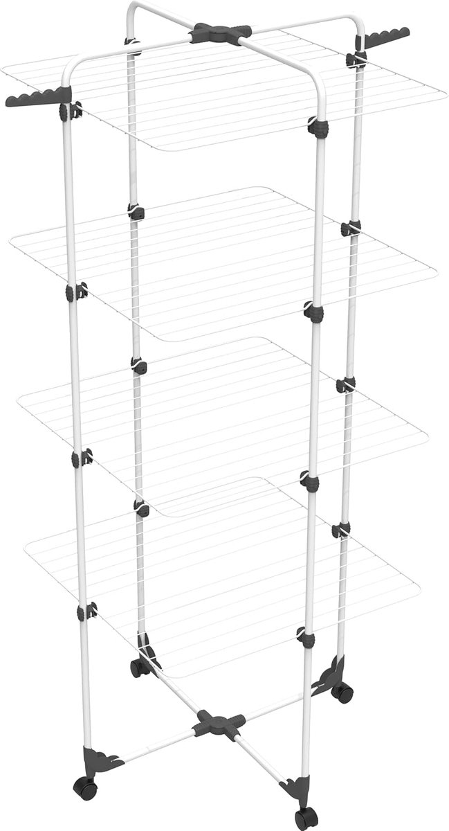 Goedkoopste Computertafel 112 x 50 x 82 cm met lade en legplanken - moderne schrijftafel in wit