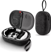 Reisdraagtas Voor Meta Quest 3 - Met Schouderriem - Met Oplaad Vakje - Travel Case - Hard Shell - Hard Cover - Opbergtas - VR Accessoires - Beschermhoes - Case - Koffer - Spatwaterdicht - Zwart