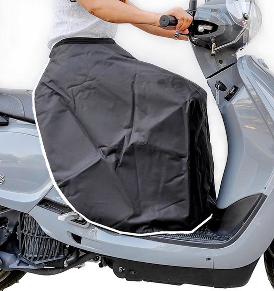Elektrisch voertuig warm- en koudebestendig heupschort, Fleece deken - Scooter Beenkleed - Beenwarmer - Waterdicht - Winddicht - Scooter Deken Winter - Been- en Regenbescherming Universeel voor Scooters