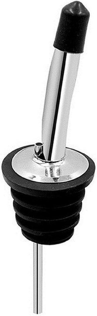 Finnacle - Professionele RVS Schenktuiten Set van 2 - Voor Wijn, Cocktails, Olie en Meer met dop