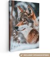 Loup, Hiver
