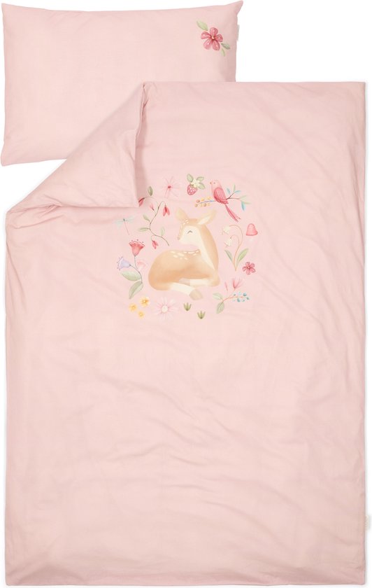 Little Dutch Fairy Garden Blossom - Housse de couette - 1 personne 140 x 200 cm - Rose